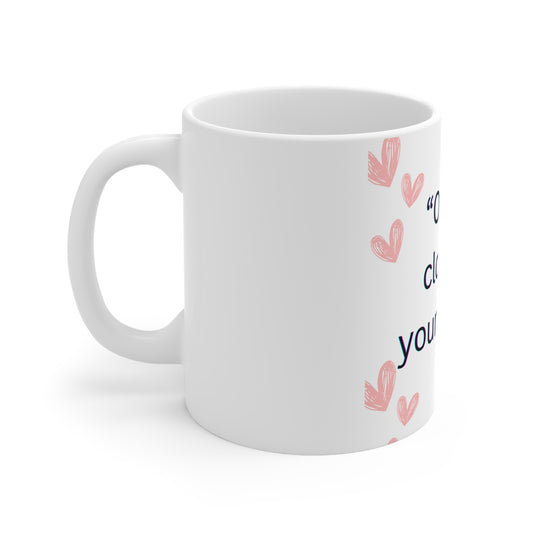 Ceramic Mug, generate tags for my cup, coffee lover gift, customizable cup, 11oz, 15oz, mug for her, mug for him, office gift