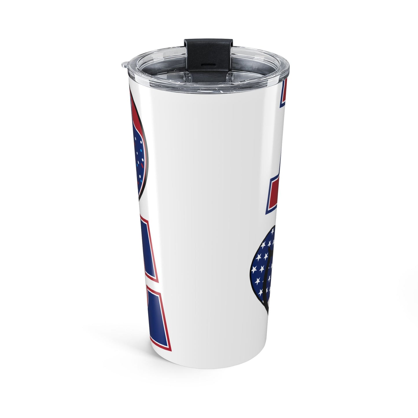 Patriotic Love Tumbler 20oz | Travel Mug for 4th of July, Memorial Day, Veteran's Day, Gifts for Her, Coffee Travel Cup